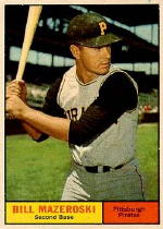 1961 Topps Baseball Cards      430     Bill Mazeroski SP